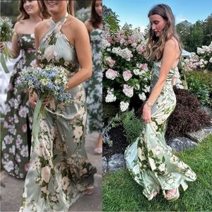 Reformation Veria Silk Dress